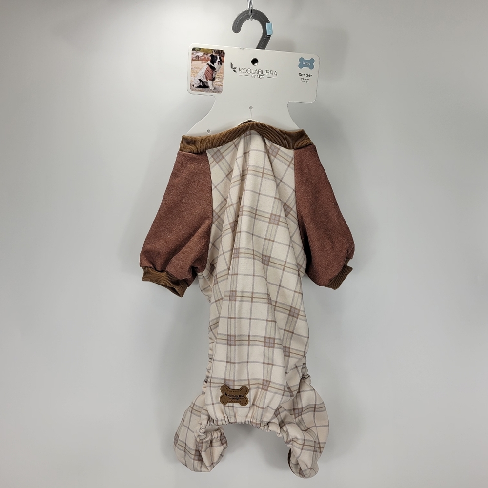 Koolaburra By Ugg Pet Dog Xander Amphora Plaid Pajama Fun Outfit Costume Large L